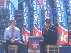 Reiman Foundation sponsors Salute the Stars event Broncos Head Coach Vance Joseph at Salute the Stars 2017