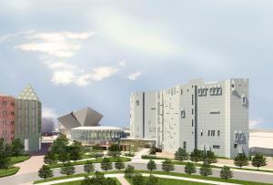 Denver Art Museum aerial rendering